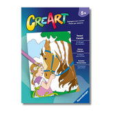 Ravensburger - CreArt - Libro de Colorear Creativo - Caballos Dulces - Artes y Manualidades