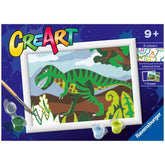 Ravensburger - Creart Dinosaurio Errante - Pintura por Números - Artes y Manualidades