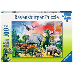 Ravensburger - Dinosaurs - Among Dinosaurs - 100 Pieces - Puzzles