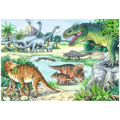 Ravensburger - Dinosaurios - Sus Hábitats - 2x24 Piezas - Rompecabezas