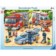 Ravensburger - Trabajos Emocionantes - 30 Piezas - Rompecabezas