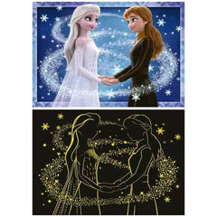 Ravensburger - Frozen - Hermanas Adorables - 200 Piezas - Rompecabezas