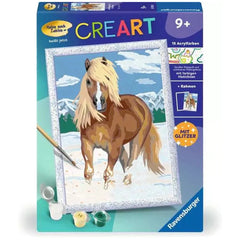 Ravensburger - Haflinger en la nieve - Artes y manualidades