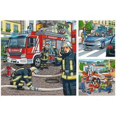 Ravensburger - Ayudante en Necesidad - 3x49 Piezas - Rompecabezas