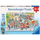 Ravensburger - Héroes en acción - 2x24 piezas - Puzzles