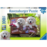 Ravensburger - Cachorros de Labrador - 100 Piezas - Rompecabezas