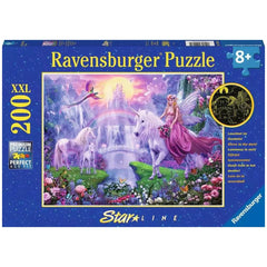 Ravensburger - Noche mágica de unicornios - 200 piezas - Rompecabezas
