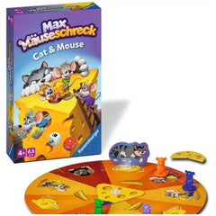 Ravensburger - Max Mauseschreck - Juego de Mesa - Instrucciones en Varios Idiomas