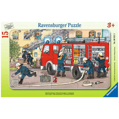 Ravensburger - Mi Camión de Bomberos - 15 Piezas - Rompecabezas