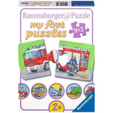 Ravensburger - Mis Primeros Rompecabezas - Vehículos de Emergencia - 9X2 Piezas - Rompecabezas