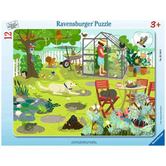 Ravensburger - Nuestro Jardín - 12 Piezas - Rompecabezas Educativos