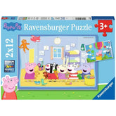Ravensburger - Peppa Pig - Las aventuras de Peppa - 2x12 piezas - Puzzles
