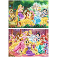 Ravensburger - Princesas Mejores Amigas - 2x24 Piezas - Rompecabezas