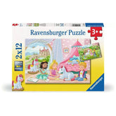 Ravensburger - Rompecabezas de 2x12 piezas de Amistad Real - Puzzles