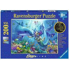 Ravensburger - Paraíso Submarino Brillante - 200 Piezas - Rompecabezas
