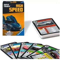 Ravensburger - Super Trump Alta Velocidad - Juego de Mesa - Edición Alemana