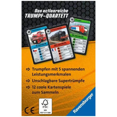 Ravensburger - Super Trump Super Locomotoras - Juego de Mesa - Edición Alemana