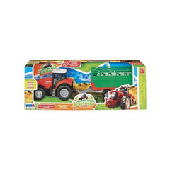 RS Toys La Grande Fattoria Playset features a vibrant box showcasing a red and black toy tractor alongside a green and red co