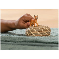 Schleich - Vida Salvaje - Gatito Caracal - Figuras de Acción y Juguetes - 14868
