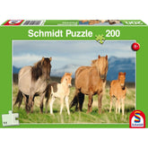 SCHMIDT SPIELE - Rompecabezas Familiar de Caballos de 200 Piezas - Puzzles