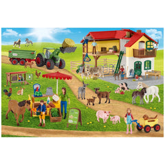 Schmidt Spiele - Farm World Tienda de Granja 100 Pzs y 1 Figura - Rompecabezas