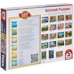 Schmidt Spiele - Flores Violetas 1000 Pzs - Rompecabezas