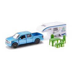 Siku - Ford F150 Camper de Pick-Up - Vehículos de Juego