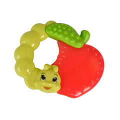Simba ABC Cooling Fruits Pacifier & Teether features a colorful snake-apple design, perfect for soothing infants.