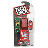 Tech Deck Blind Skateboards Versus Series Paquete de 2 Fingerboards Coleccionables y Set de Obstáculos - Variado