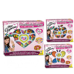 Teorema - Kit de fabricación de joyas con cuentas de madera - Artes y manualidades