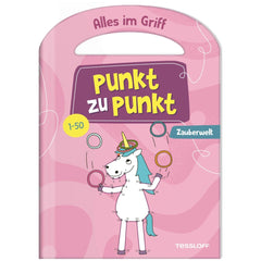 TESSLOFF - Point to Point Magic World Puzzle Book - Educational - German Edition