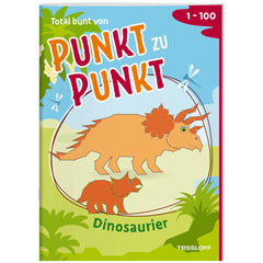 TESSLOFF - Total Conecta los Puntos Dinosaurios - Juguetes Educativos - Edición Alemana