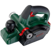 Theo Klein Bosch planer in green and black, featuring a textured handle and red trigger, ideal for pretend play.