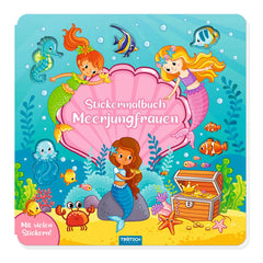 TROTSCH - Libro para colorear de pegatinas de sirena - Edición alemana