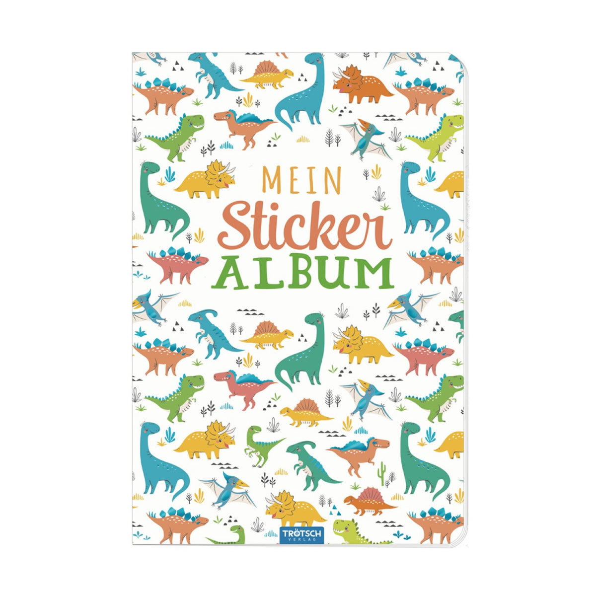 Trötsch Verlag - Libros - Mi álbum de pegatinas Dino - Tema dinosaurios - 3 Años