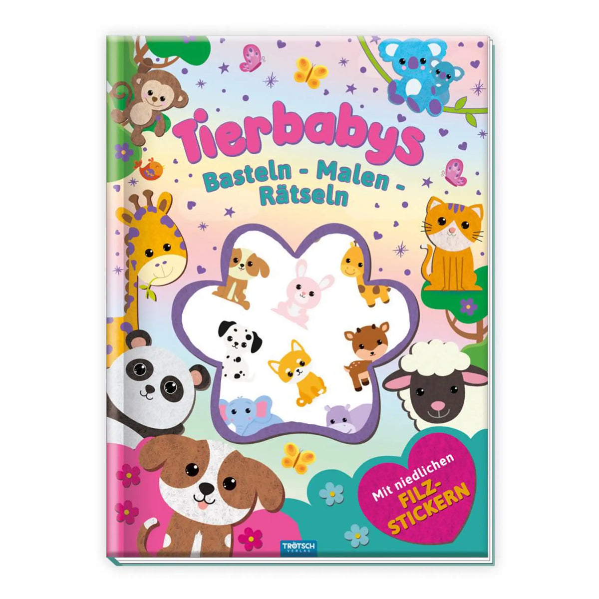 TROTSCH - Libro de Manualidades de Bebés Animales - Edición en Alemán