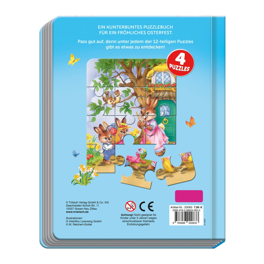 TROTSCH - Easter Puzzle Book Puzzles - German Edition