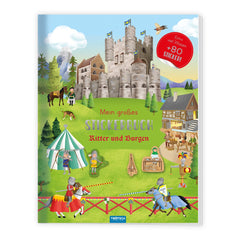 Troetsch Verlag - Libros - Mi Gran Libro de Stickers de Caballeros y Castillos - 3+ Años - Educativo