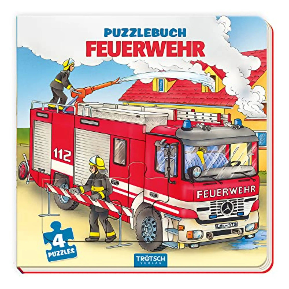 TROTSCH - Puzzlebuch Feuerwehr Puzzles - German Edition