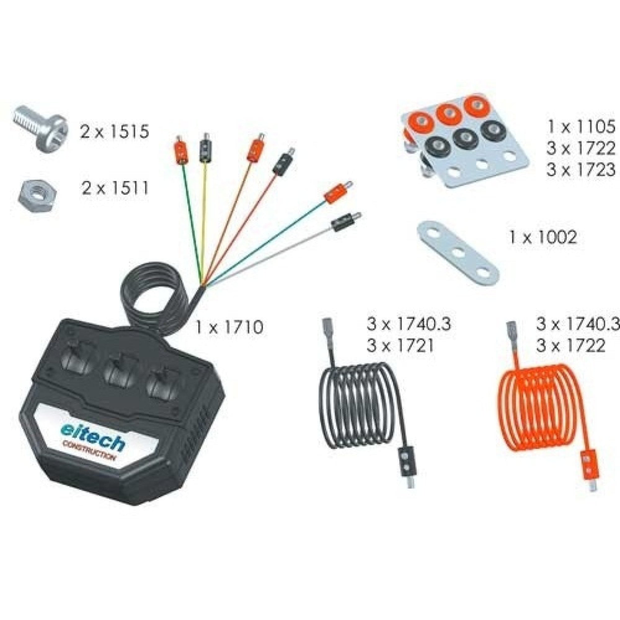 Eitech - 3-Channel Cable Control - Construction Set Toys