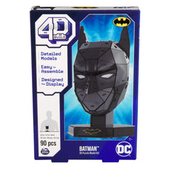 Kit de construcción de 90 piezas del modelo de rompecabezas 3D de la máscara de Batman de DC Build 4D