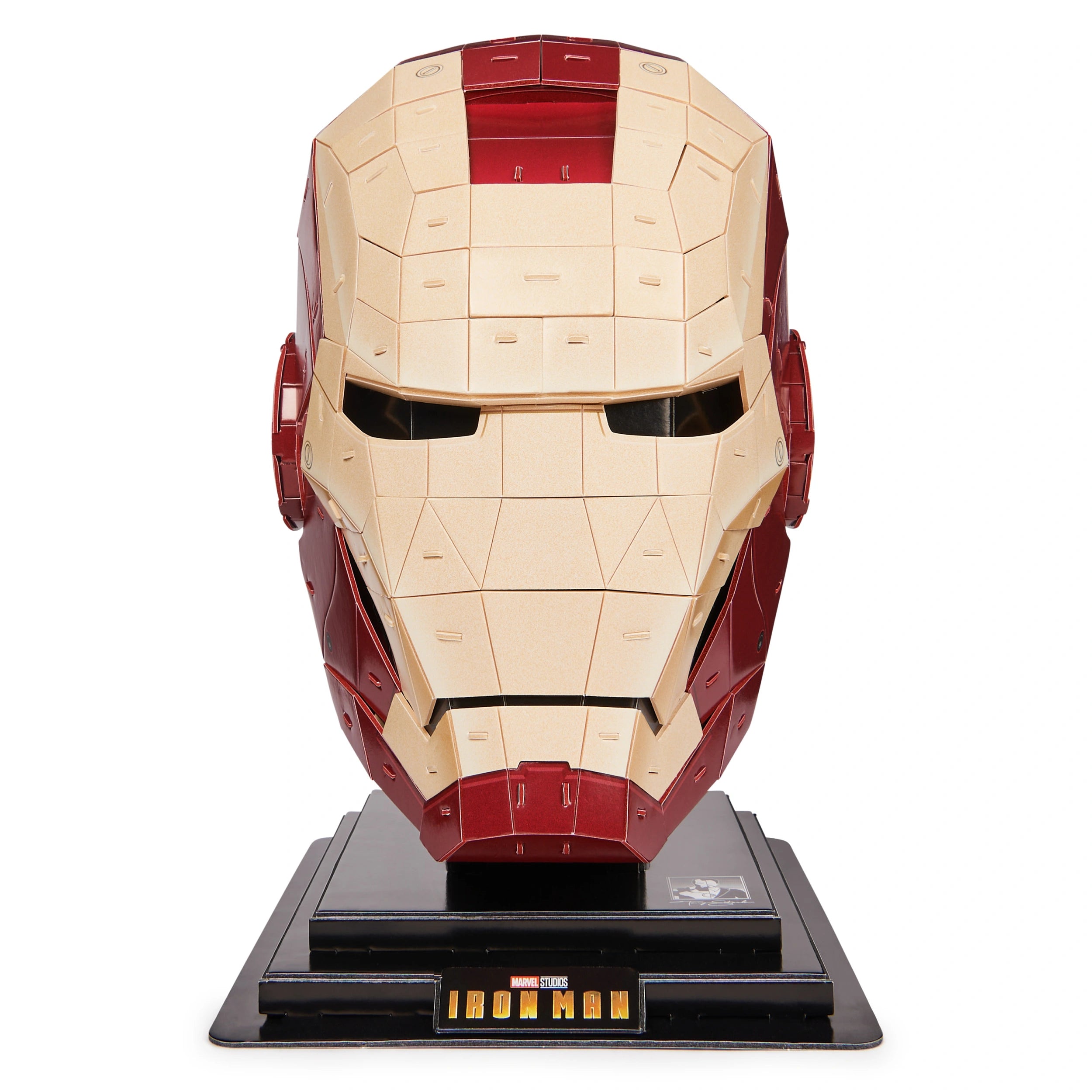 Kit de modelo de rompecabezas 3D Marvel Iron Man 4D con soporte, 96 piezas, juego de construcción