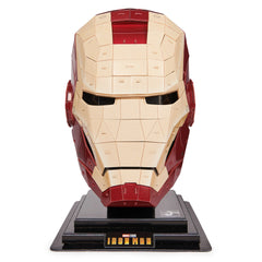 Kit de modelo de rompecabezas 3D Marvel Iron Man 4D con soporte, 96 piezas, juego de construcción