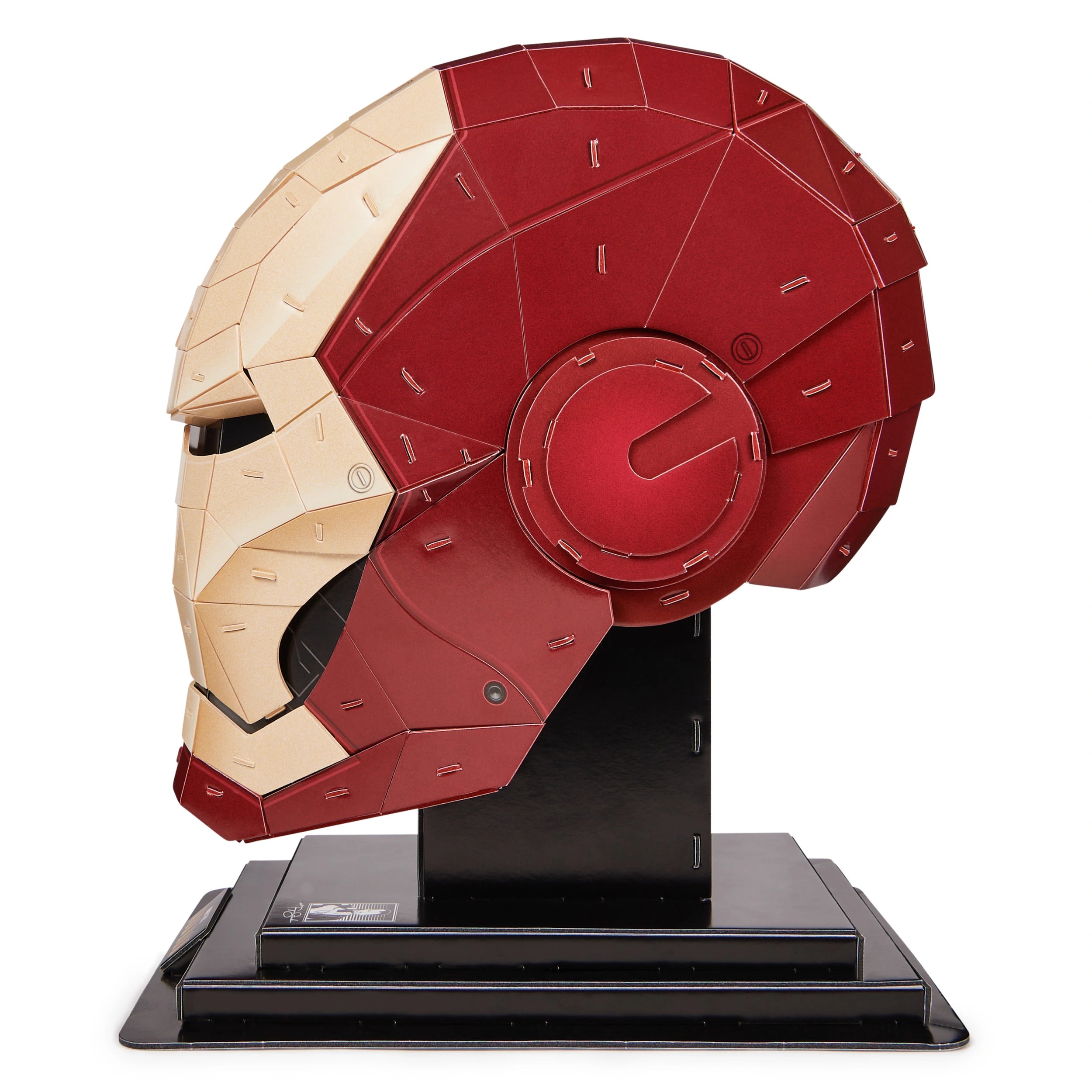 Kit de modelo de rompecabezas 3D Marvel Iron Man 4D con soporte, 96 piezas, juego de construcción