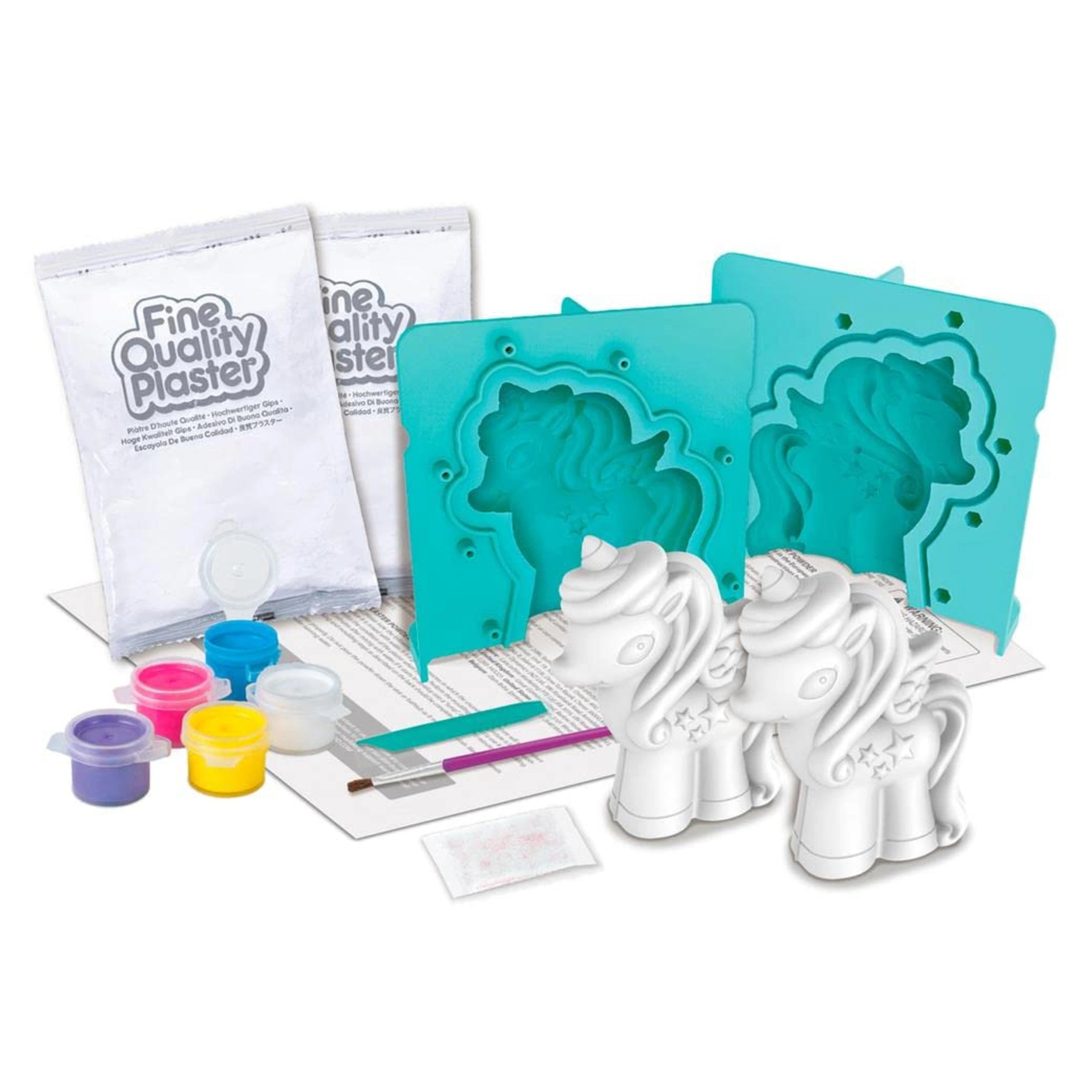 4M - Moldear y Pintar en 3D Unicornios Brillantes - Manualidades