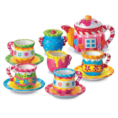 4M - Creative Craft - Pintar Tu Propio Mini Juego de Té - 8 - 4M04541