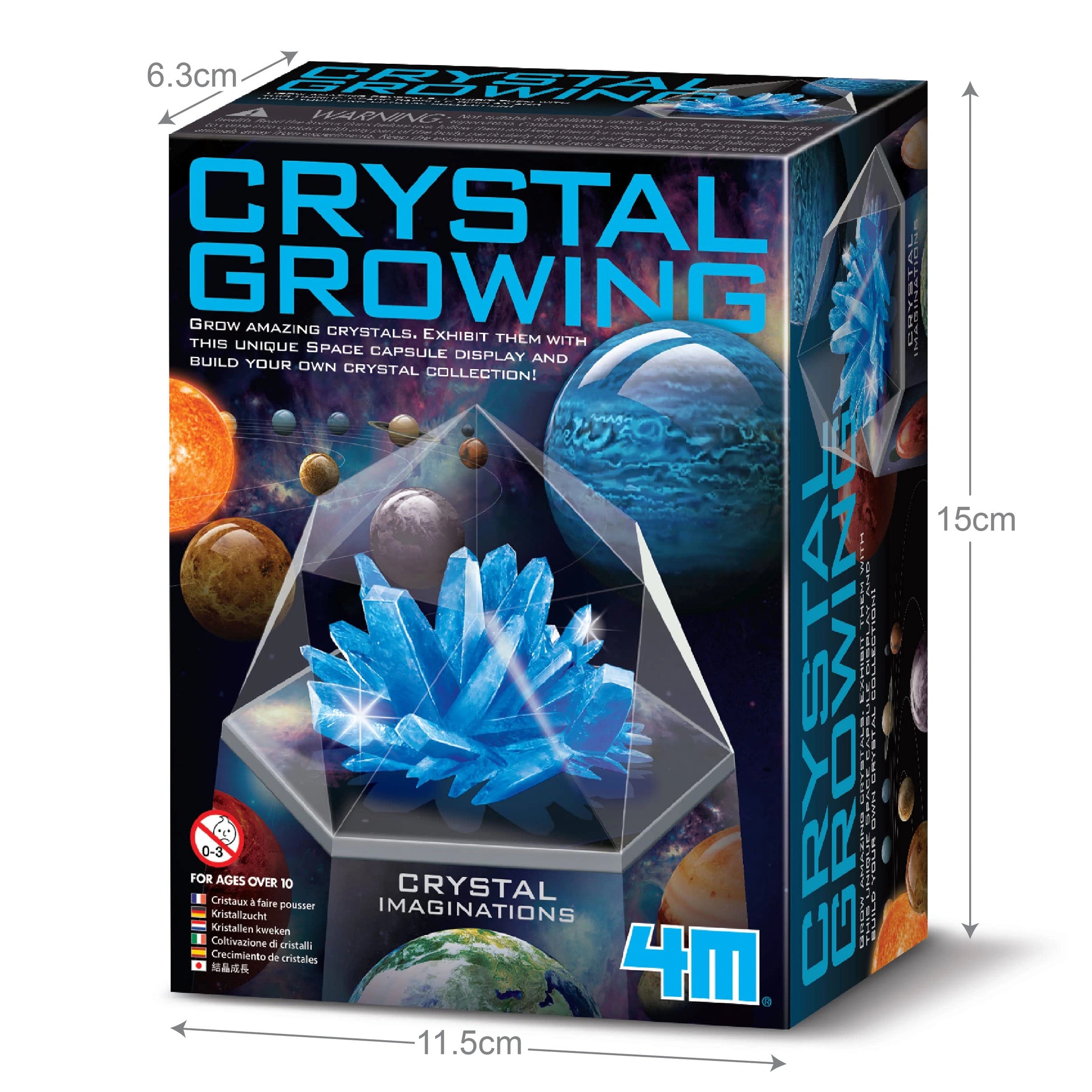 4M - Crystal Growing - Blue Edition - Toy Playsets