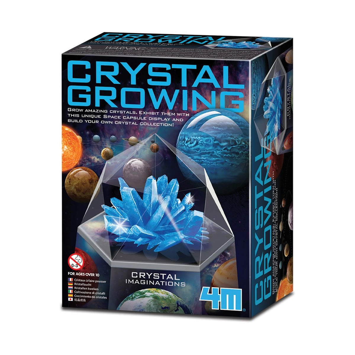4M - Crystal Growing - Blue Edition - Toy Playsets