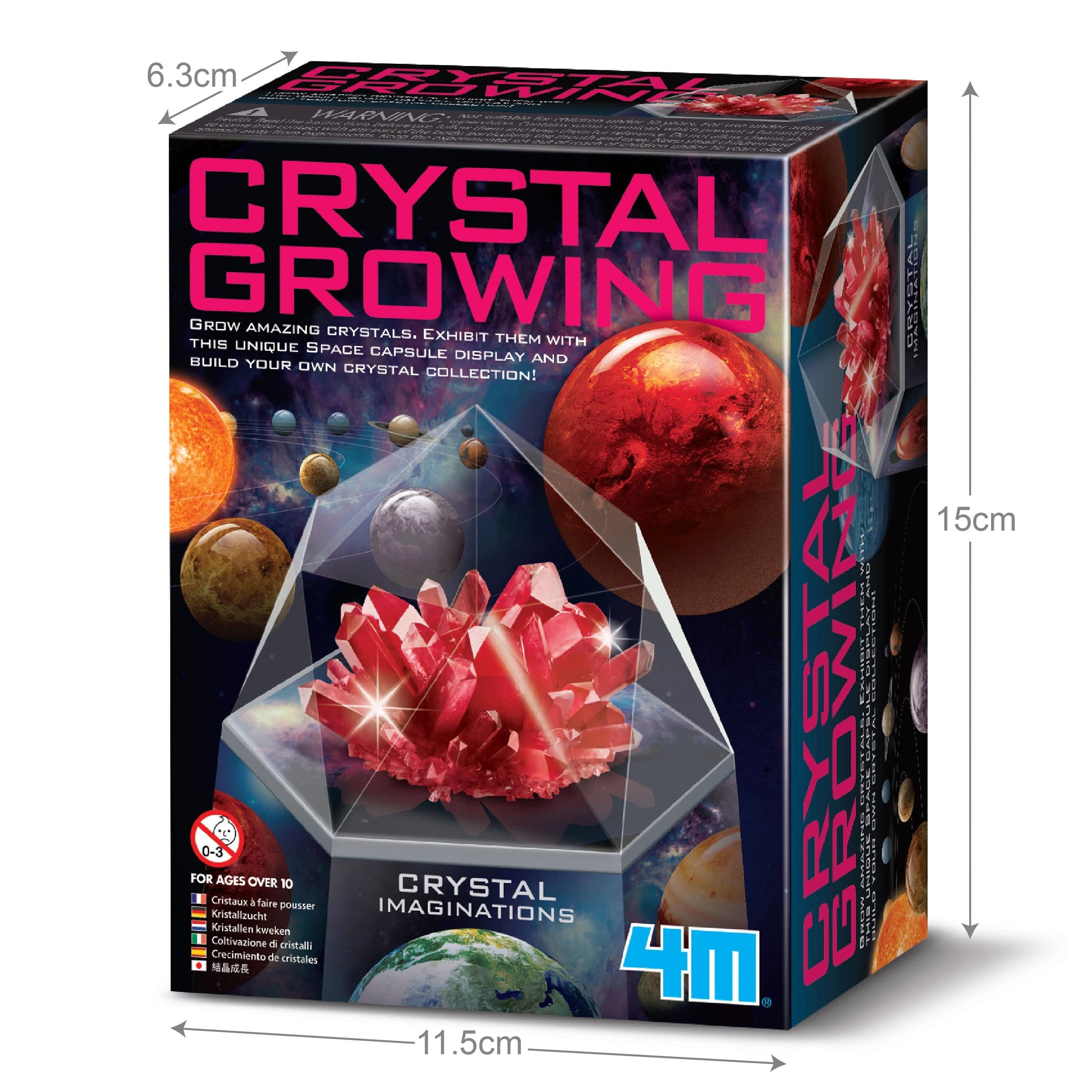 4M - Crystal Growing - Red Edition - Toy Playsets