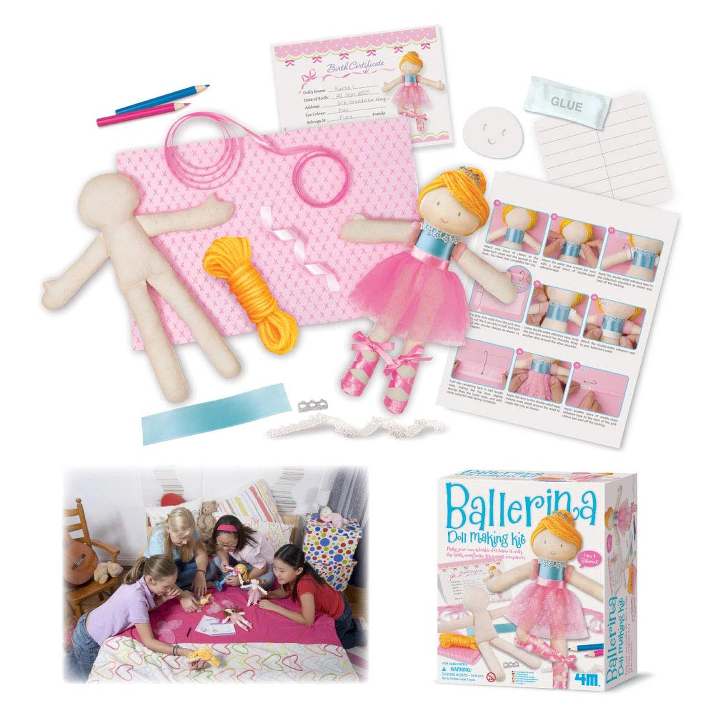 4M - Muñeca Bailarina - Artes y Manualidades